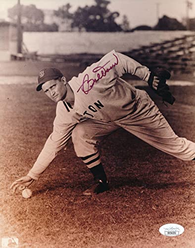 Bobby Doerr HOF Boston Red Sox Signed/Autographed 8x10 B/W Photo JSA 166490 - Autographed MLB Photos