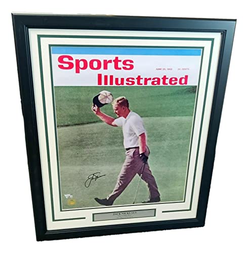 Jack Nicklaus Signed Autographed 16x20 Photo Framed SI Cover Fanatics A119600 - Autographed Golf Photos