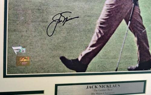 Jack Nicklaus Signed Autographed 16x20 Photo Framed SI Cover Fanatics A119600 - Autographed Golf Photos