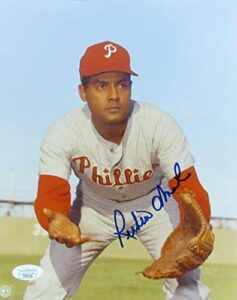 ruben amaro philadelphia phillies signed/autographed 8x10 photo jsa 164963 - autographed mlb photos