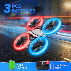 AVIALOGIC M2 Mini Drone for Kids, Christmas Cool Toys Gifts for Boys Girls with LED Light, Portable Indoor RC Quadcopters, Small Remote Control Drone Flying Toys for Teen Boys Girls Beginners