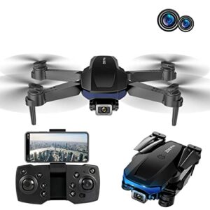 sokr drone with hd camera for adults and kids,two cameras 1080p hd wide angle wifi fpv live video rc quadcopter helicopter,altitude hold,mode functions,present or gift for boys and men (black)