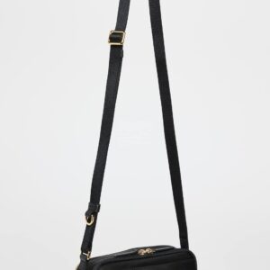 TUMI Voyageur Langley Crossbody - Black/Gold