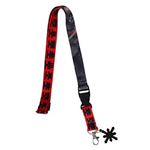 warhammer 40,000 lanyard with clear id sleeve and keychain