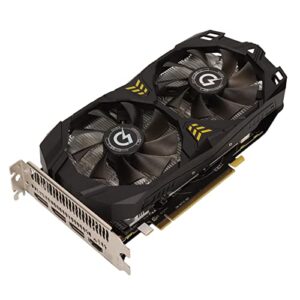 zunate rx580 8g graphics card, 6 pin 8gb gddr5 (256bit) graphics card with dual fan cooling system, hdmi, dp, pci express 2.0, for computer gaming video editing