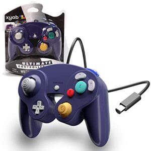 xyab ultimate ngc joystick controller for nintendo gamecube - indigo