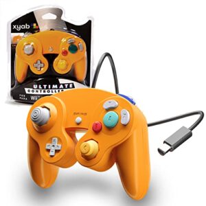 xyab ultimate ngc joystick controller for nintendo gamecube - spice orange