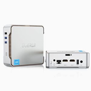 KAMRUI GK3 Plus Mini PC 16GB RAM 512GB M.2 SSD, Intel 12th Alder Lake N95 (up to 3.4GHz) Mini PC Windows 11 Pro, 2.5''SSD, Gigabit Ethernet, 4K UHD, WiFi, BT, VESA/Home/Business Mini Desktop Computer