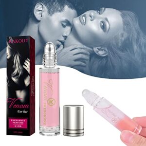 Roll-On Perfume for Women Long-Lasting Light Fragrance Pheromone Perfume Portable Natural Perfume 10ml, 0.33 Oz (2PCS)