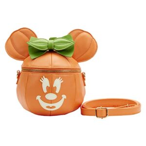 minnie mouse glow in the dark pumpkin crossbody bag