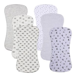 6 pack cotton baby burp cloths extra absorbent soft for baby boys and girls
