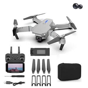 asjyhkr mini drone gifts for adult kids beginner,dual 1080p hd fpv camera altitude hold remote control toys one key start(b)