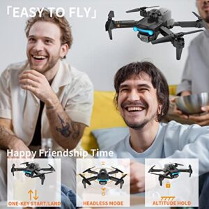 RiskOrb Drone with 1080P Dual Camera for Adults/Kids,FPV Foldable Quadcopter,Carring Bag,2 Batteries