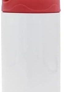 25Pack 12oz Kid sublimation Tumbler Blank Strainght Insulated Cute Sippy Cup Stainless Steel Water Bottle