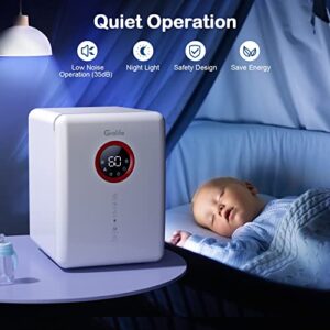 Grelife UV Sterilizer and Dryer for Baby Bottles, 18L Bottle Sterilizer and Dryer with Touch Screen Control & Auto-Off Safety for Toys/Clothes/Beauty Tools/Tableware/Phone/Home Office Items