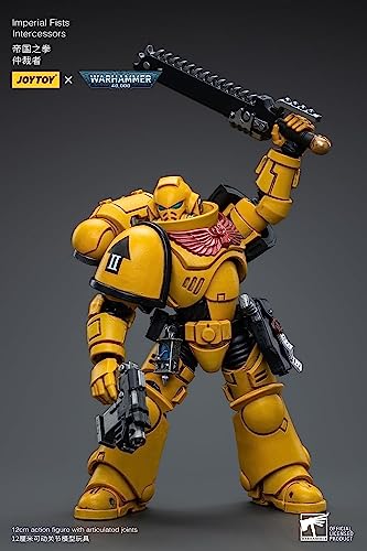 HiPlay JoyToy Warhammer 40K Imperial Fists Intercessors 1:18 Scale Collectible Action Figure