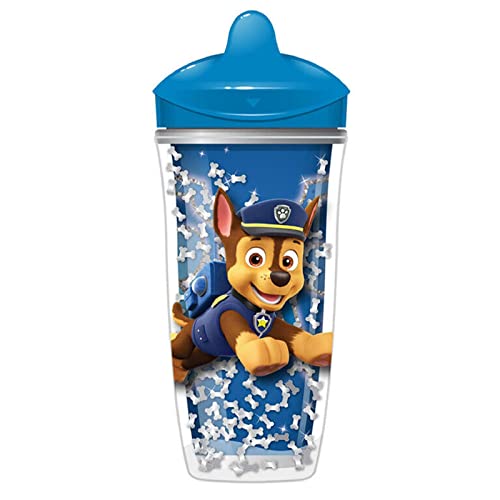 Playtex Sispsters - Stage 3 Paw Patrol Glitter Spout Cup, Spill-Proof, Leak-Proof, Break-Proof - 9 Ounce