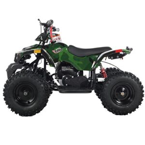 X-PRO Bolt 40cc ATV 4 Wheelers 40cc ATV Quads Quad with Gloves, Goggle and Face Mask (Green Camo)