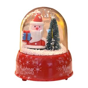 galand christmas musical box snowman santa claus snow globe ornament santa claus girl gift snowman