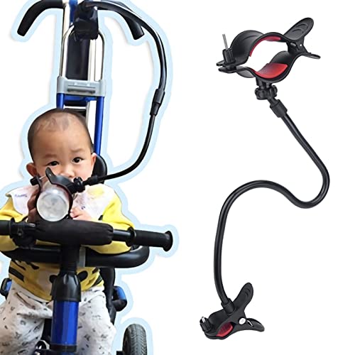 SUNGOOYUE Water Milk Feeding Bottle Clamp, Hands Free Adjustable Kids Baby Bottle Holder Clamp Bracket Baby Bottle Holder