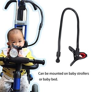 SUNGOOYUE Water Milk Feeding Bottle Clamp, Hands Free Adjustable Kids Baby Bottle Holder Clamp Bracket Baby Bottle Holder