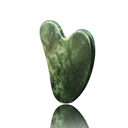 Gua Sha, Premium Gua Sha Facial Tools, Guasha Tool for Face Upgraded, Guasha Natural Jade Stone