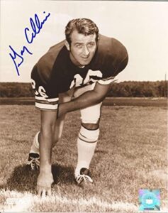 gary collins cleveland browns signed/autographed 8x10 b/w photo jsa 150374 - autographed nfl photos