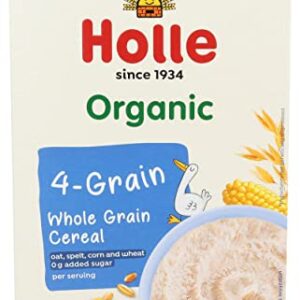 Holle - Organic Wholegrain Four Grain Cereal, Six - 8oz boxes