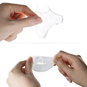 Loveishere Nippleshield Premium Contact Silicone Nipple Shields for Breastfeeding Nursing Difficulties or Flat Inverted Nipples, with Carry Case 2 PC