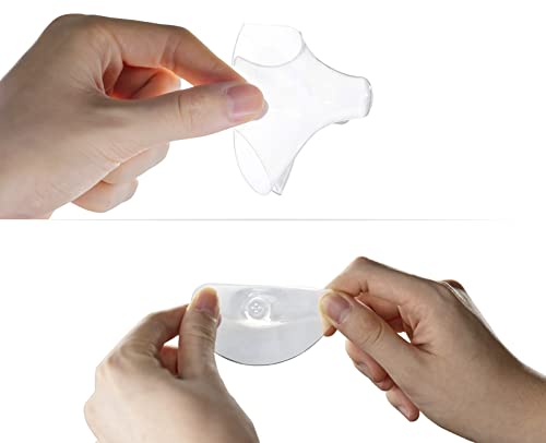 Loveishere Nippleshield Premium Contact Silicone Nipple Shields for Breastfeeding Nursing Difficulties or Flat Inverted Nipples, with Carry Case 2 PC