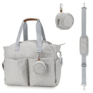 lmbabter diaper tote bag-breast pump bag diaper organizer bag with pacifier case mommy baby bag for work,weekender
