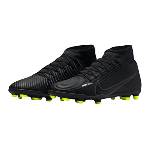 NIKE Men's Multi-Ground Soccer Cleats, Black Dk Smoke Grey Summit White Volt, 7