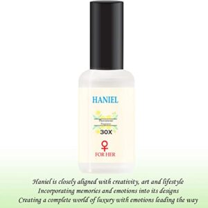 Haniel Pheromone Cologne, Perfumes For Women, Long Lasting Pheromone Perfume Spray For Women Oil Base Pheromones for Her, Womens Fragrances, Love Scent Pheromones Orinetal Spicy Rose Good Scent