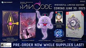master detective archives: rain code mysteriful limited edition for nintendo switch