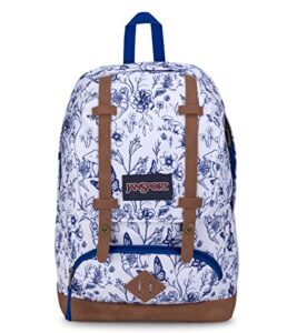 jansport cortlandt 15-inch laptop backpack-25 liter travel pack, foraging finds, one size