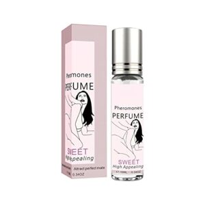 pheromones infused essential oil perfume cologne - unisex for women/men, refreshing & long-lasting light fragrance pheromone perfume roll on perfume party perfume 10ml, 0.34 oz (sweet)