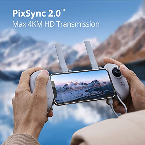 Potensic ATOM SE Combo GPS Drone Quadcopter with 4K ShakeVanish Camera Less Than 249g, 62 Mins Flight Time, 4km FPV Transmission, Max. Speed 16m/s, Auto Return