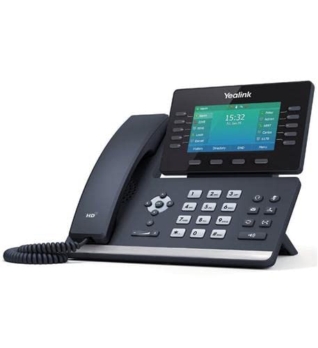 Yealink T54W IP Phone with Power Adapter & IP Phone Market Microfiber Cloth Included