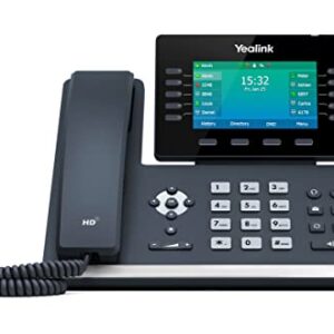 Yealink T54W IP Phone with Power Adapter & IP Phone Market Microfiber Cloth Included