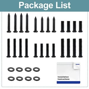 TV Stand Screws and Washers for Onn TV Stand Legs Screws Kit for 24" 40" 48" 50" 55" 58" 60" 65" Onn TV RC439 100012585 100005396 100024699 100021261 Universal TV Stand Screws