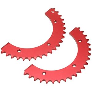 GREHUA Universal Split Sprocket 420 Chain 42 Tooth Rear Drive Wheel Aluminum Sprocket for Predator 212cc 196cc 420cc 389cc 301cc 79cc 98cc 6.5hp 7.0hp 13hp 15hp 3.0hp Mini Bike Parts Go Kart Racing