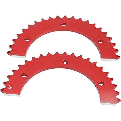 GREHUA Universal Split Sprocket 420 Chain 42 Tooth Rear Drive Wheel Aluminum Sprocket for Predator 212cc 196cc 420cc 389cc 301cc 79cc 98cc 6.5hp 7.0hp 13hp 15hp 3.0hp Mini Bike Parts Go Kart Racing