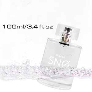 Geir Ness NORSK SNØ Eau de Parfum - Unisex Cologne with Fresh Herbs Sensual Perfume - Unisex Natural Perfume (100 ml)