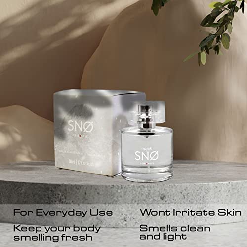 Geir Ness NORSK SNØ Eau de Parfum - Unisex Cologne with Fresh Herbs Sensual Perfume - Unisex Natural Perfume (100 ml)