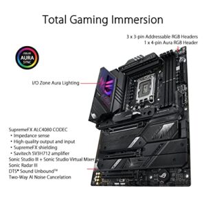 ASUS ROG Strix Z790-E Gaming WiFi 6E LGA 1700(Intel® 12th&13th Gen) ATX Gaming Motherboard(PCIe 5.0, DDR5,18+1 Power Stages,2.5 Gb LAN,Thunderbolt 4,5xM.2, 1xPCIe 5.0 M.2,Front Panel USB 3.2 Port)