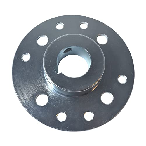 CPVNQMDG Steel Sprocket Hub for Go Kart 1" Bore & 1/4" Keyway for Mini Bike 212cc 196cc 6.5hp Dune Buggies Drift Trike Heavy Duty Go Kart Cart with Hardware Kit