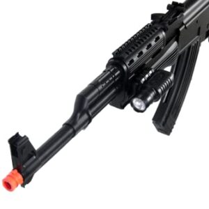 300 FPS Airsoft Tactical AK-47 Spring Rifle with 1000 Rounds BBS - Includes High Capacity 300 Round Magazine