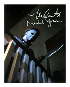 nick castle - halloween, michael myers the shadow - horror movie signed 8x10 inch photo print pre printed signature autograph gift