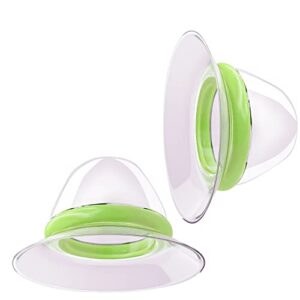 nipple corrector - nipple aspirators - nipple puller or extender - super strong adsorption for breastfeeding mom with flat or inverted nipples softly wear day and night bpa free (green)
