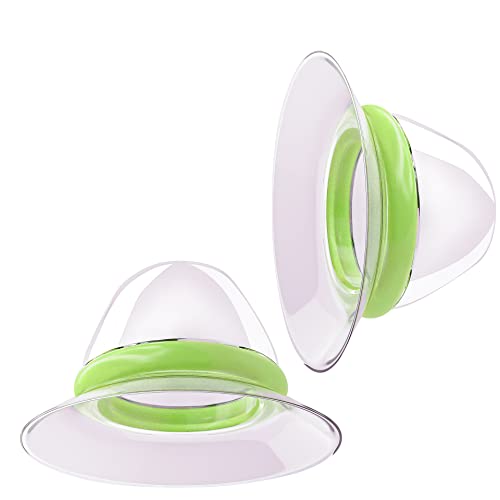 Nipple Corrector - Nipple Aspirators - Nipple Puller or Extender - Super Strong Adsorption for Breastfeeding Mom with Flat or Inverted Nipples Softly Wear Day and Night BPA Free (Green)